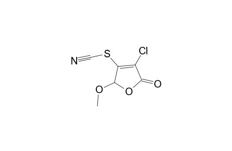 3-Chloro-5-methoxy-4-thiocyanatofuran-2(5H)-one