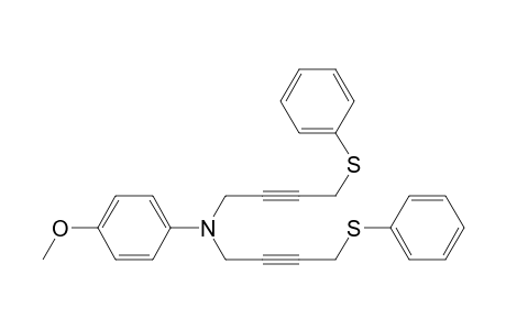 N,N-bis[4-(phenylthio)-2-butynyl]-p-anisidine