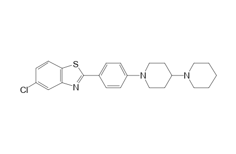 5-Chloro-2-[4-[4-[1-piperidinyl]-1-piperidinyl]phenyl]benzothiazole