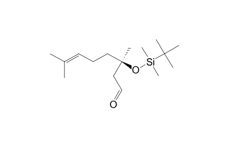 (3S)-3-(TERT.-BUTYL-DIMETHYL-SILANYLOXY)-3,7-DIMETHYL-OCT-6-ENAL