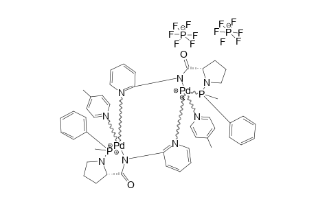 [PD(CH3-#1)(4-CH3-PY)]2[PF6]2