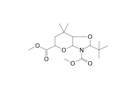 Dimethyl 2-tert-butyl-7,7-dimethyltetrahydro-2H-pyrano[2,3-d][1,3]oxazole-3,5(3ah)-dicarboxylate