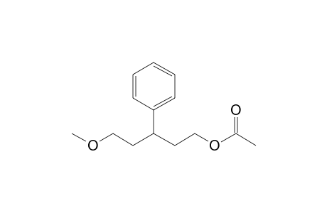 Acetic acid, 5-methoxy-3-phenylpentyl ester