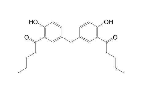 1-Pentanone, 1,1'-[methylenebis(6-hydroxy-3,1-phenylene)]bis-