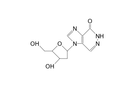 1-(2-Deoxy-A-D-erythro-pentofuranosyl)imidazo(4,5-D)pyridazin-4(5H)-one