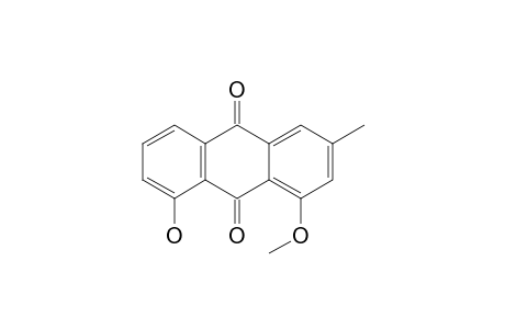 1-Hydroxy-8-methoxy-6-methyl-9,10-anthraquinone