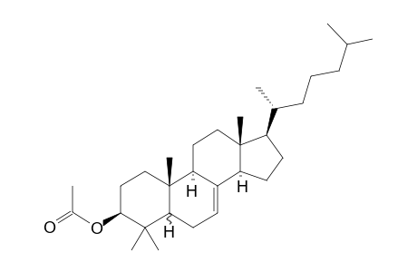 Cholest-7-en-3-ol, 4,4-dimethyl-, acetate, (3.beta.)-