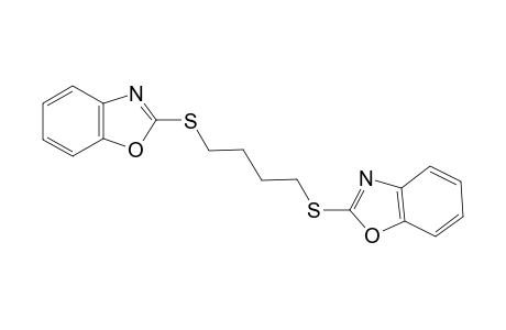 benzoxazole, 2-[[4-(2-benzoxazolylthio)butyl]thio]-