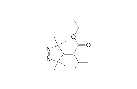 Butanoic acid, 2-(3,5-dihydro-3,3,5,5-tetramethyl-4H-pyrazol-4-ylidene)-3-methyl-, ethyl ester
