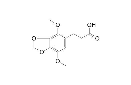 1,3-Benzodioxole-5-propanoic acid, 4,7-dimethoxy-