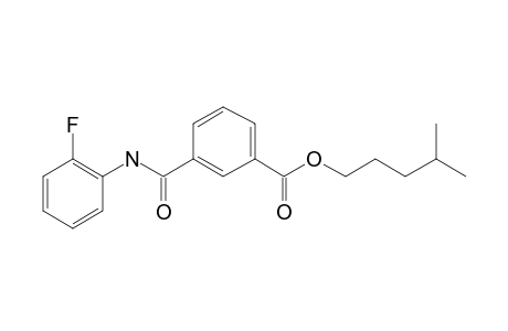 Isophthalic acid, monoamide, N-(2-fluorophenyl)-, isohexyl ester