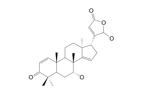 7-ALPHA,21-DIHYDROXY-3-OXO-24,25,26,27-TETRANORAPOTIRUCALL-1,14,20(22)-TRIEN-21,23-OLIDE