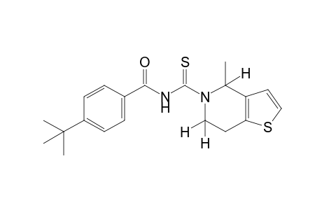 N-(p-tert-butylbenzoyl)-4-methyl-4,5,6,7-tetrahydrothiothieno[3,2-c]pyridine-5-carboxamide