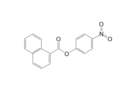 1-Naphthoic acid, 4-nitrophenyl ester