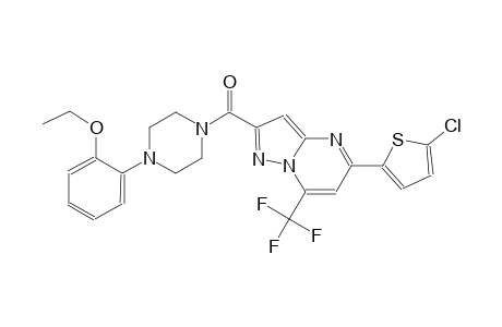 2-(4-{[5-(5-chloro-2-thienyl)-7-(trifluoromethyl)pyrazolo[1,5-a]pyrimidin-2-yl]carbonyl}-1-piperazinyl)phenyl ethyl ether