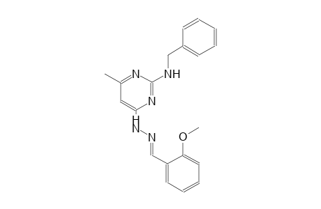 2-methoxybenzaldehyde [2-(benzylamino)-6-methyl-4-pyrimidinyl]hydrazone