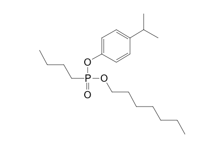 Butylphosphonic acid, 4-isopropylphenyl heptyl ester