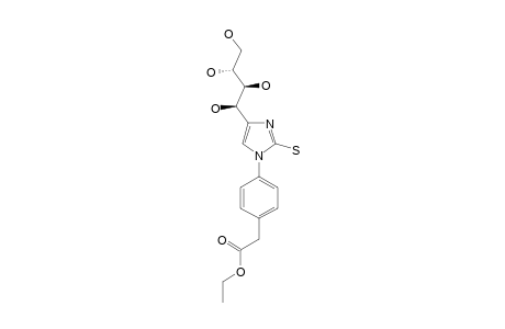 N-(4-ETHOXYCARBONYLMETHYLPHENYL)-4-D-ARABINO-TETRAHYDROXYBUTYL-IMIDAZOLTHIONE
