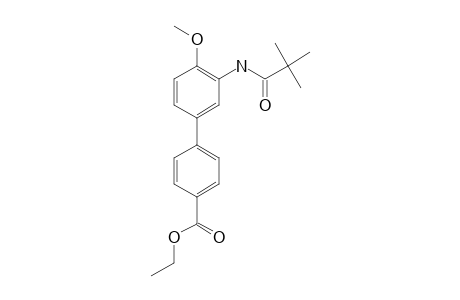 Ethyl 4'-methoxy-3'-pivalamidobiphenyl-4-carboxylate