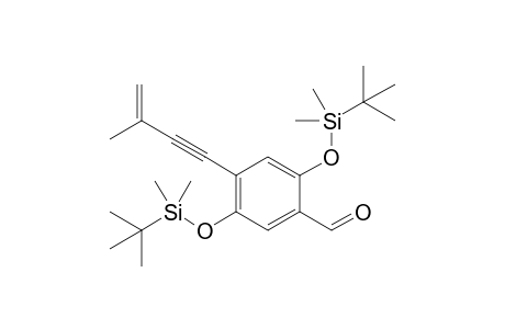 2,5-bis[[tert-butyl(dimethyl)silyl]oxy]-4-(3-methylbut-3-en-1-ynyl)benzaldehyde