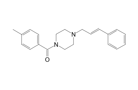 Piperazine, 1-(4-methylbenzoyl)-4-(3-phenyl-2-propenyl)-