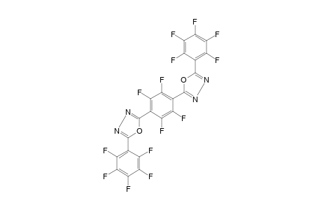 2,2'-(TETRAFLUORO-p-PHENYLENE)BIS[5-(PENTAFLUOROPHENYL)-1,3,4-OXADIAZOLE]