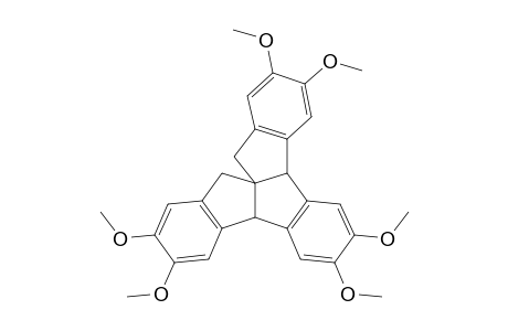 2,3,6,7,10,11-Hexamethoxy-4b,8b,13,14-tetrahydrodiindeno[1,2-a:2',1'-b]indene