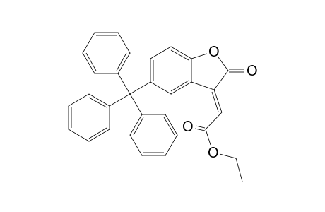 (E)-5-Triphenylmethyl-3-ethoxycarbonylmethylenebenzo[b]furan-2(3H)-one