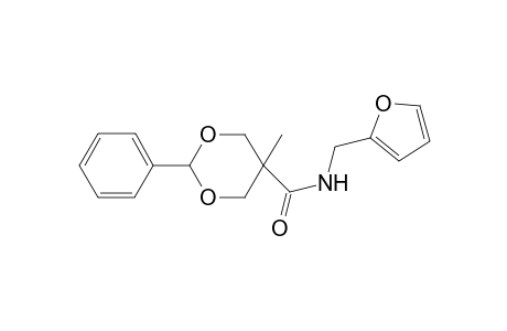 N-(2-furylmethyl)-5-methyl-2-phenyl-1,3-dioxane-5-carboxamide