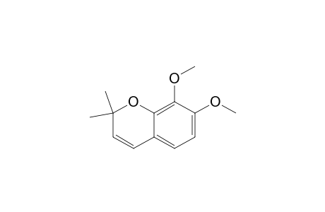 2H-1-Benzopyran, 7,8-dimethoxy-2,2-dimethyl-