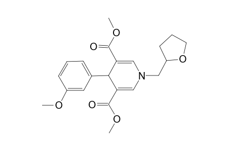 4-(3-Methoxyphenyl)-1-(2-oxolanylmethyl)-4H-pyridine-3,5-dicarboxylic acid dimethyl ester