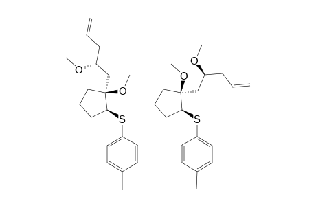 CIS-1-METHOXY-1-(2'-METHOXYPENT-2'-ENYL)-2-(PARA-TOLYLTHIO)-CYCLOPENTANE