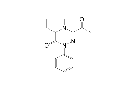 4-Acetyl-2-phenyl-6,7,8,8a-tetrahydro-2H-pyrrolo[1,2-d][1,2,4]triazin-1-one