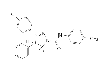 3-(p-Chlorophenyl)-4-phenyl-alpha,alpha,alpha-trifluoro-2-pyrazoline-1-carboxy-p-toluidide