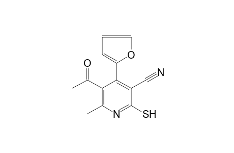 5-acetyl-4-(2-furyl)-2-mercapto-6-methylnicotinonitrile