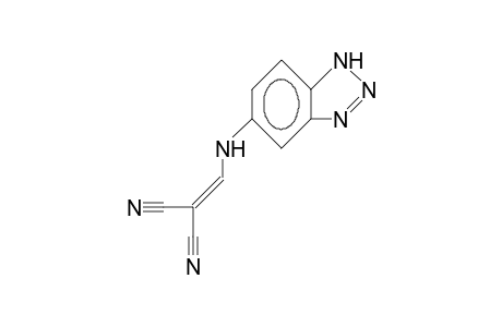 3-(5-Benztriazolyl)amino-2-cyano-prop-2-enenitrile