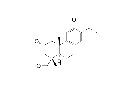 FORTUNIN_J;2-ALPHA,12,18-TRIHYDROXYABIETA-8,11,13-TRIENE