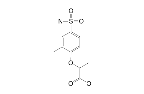 2-[(4-sulfamoyl-o-tolyl)oxy]propionic acid