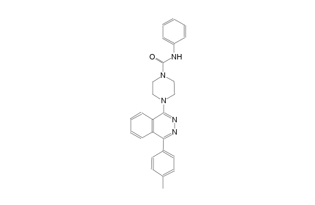 4-[4-(4-methylphenyl)-1-phthalazinyl]-N-phenyl-1-piperazinecarboxamide