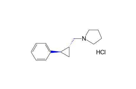 trans-1-[(2-Phenyl-1-cyclopropyl)methyl]pyrrolidine, hydrochloride