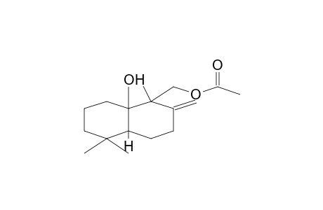 1a-Acetoxymethyl-1b-hydroxy-5,5,8a-trimethyl-2-methylene-decalin