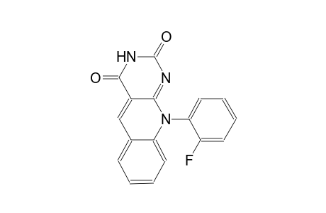 pyrimido[4,5-b]quinoline-2,4(3H,10H)-dione, 10-(2-fluorophenyl)-
