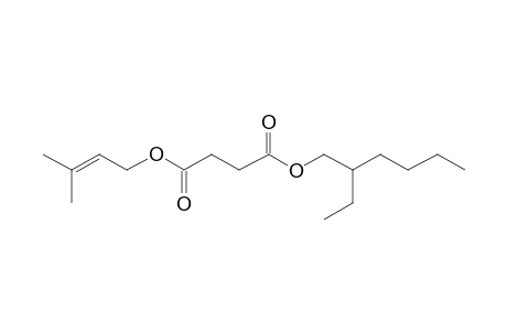 Succinic acid, 2-ethylhexyl 3-methylbut-2-en-1-yl ester