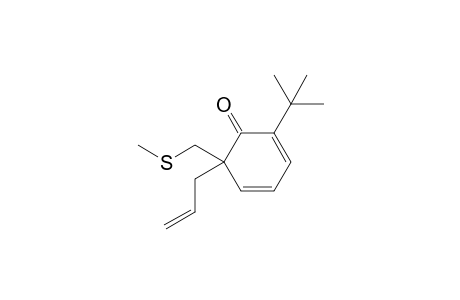 2-tert-Butyl-6-(methylsulfanylmethyl)-6-prop-2-enyl-cyclohexa-2,4-dien-1-one