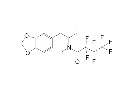N-(1-(benzo[d][1,3]dioxol-5-yl)butan-2-yl)-2,2,3,3,4,4,4-heptafluoro-N-methylbutanamide