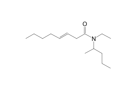 oct-3-Enoylamide, N-(2-pentyl)-N-ethyl-