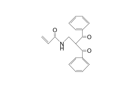 2-Propenamide, N-(2-benzoyl-3-oxo-3-phenylpropyl)-