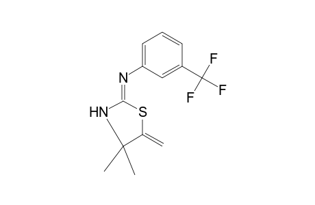 4,4-DIMETHYL-5-METHYLENE-2-[(alpha,alpha,alpha-TRIFLUORO-m-TOLYL)IMINO]THIAZOLIDINE