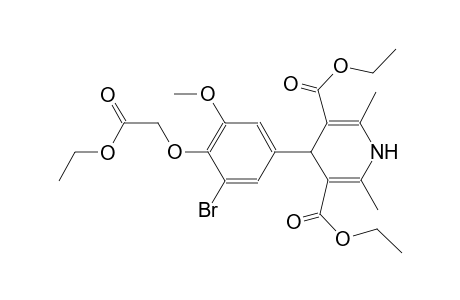 diethyl 4-[3-bromo-4-(2-ethoxy-2-oxoethoxy)-5-methoxyphenyl]-2,6-dimethyl-1,4-dihydro-3,5-pyridinedicarboxylate