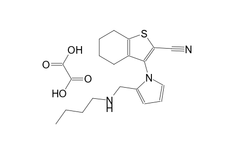 3-(2-((butylamino)methyl)-1H-pyrrol-1-yl)-4,5,6,7-tetrahydrobenzo[b]thiophene-2-carbonitrile oxalate